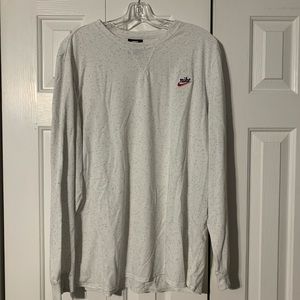 nike speckled vintage long sleeve t-shirt
